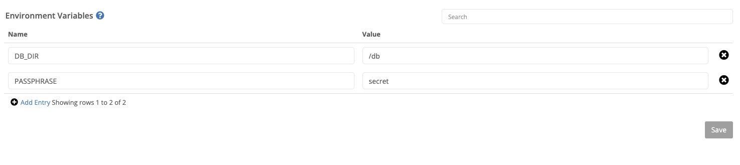 Environment Variables